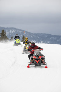 Take a Friend Snowmobiling