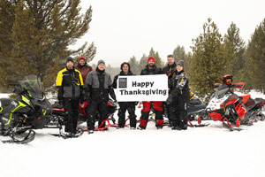 Take a Friend Snowmobiling