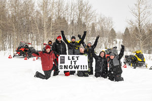 Take a Friend Snowmobiling