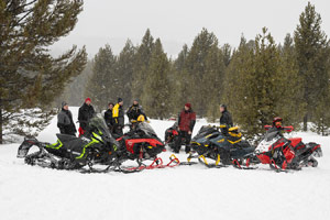 Take a Friend Snowmobiling