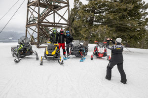 Take a Friend Snowmobiling